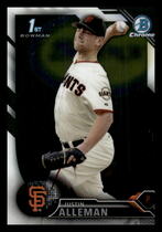 2016 Bowman Chrome Draft #BDC-71 Justin Alleman