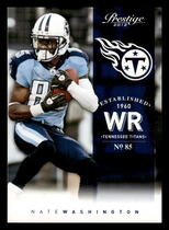 2012 Panini Prestige #193 Nate Washington