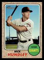 2017 Topps Heritage High Number #525 Nick Hundley