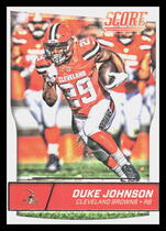 2016 Score Base Set #77 Duke Johnson