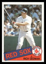 1985 Topps Base Set #529 Rich Gedman