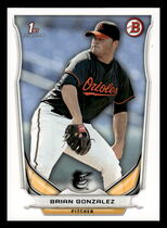 2014 Bowman Draft #DP85 Brian Gonzalez