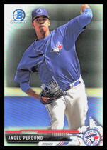 2017 Bowman Chrome Draft Refractor #BDC-128 Angel Perdomo