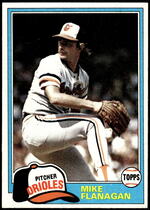 1981 Topps Base Set #10 Mike Flanagan