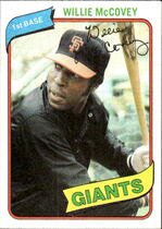 1980 Topps Base Set #335 Willie McCovey