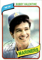 1980 Topps Base Set #56 Bobby Valentine