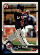 2018 Bowman Base Set #9 Zack Granite