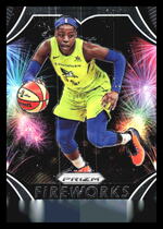 2020 Panini Prizm WNBA Fireworks #19 Arike Ogunbowale