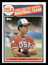 1985 Topps Base Set #391 Flavio Alfaro