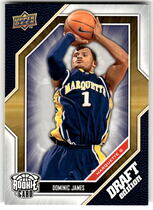2009 Upper Deck Draft Edition #26 Dominic James