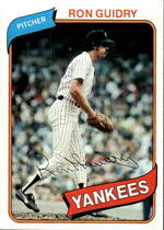 1980 Topps Base Set #300 Ron Guidry