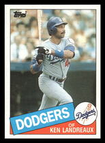 1985 Topps Base Set #418 Ken Landreaux