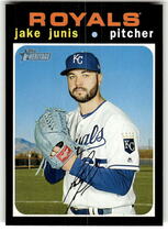 2020 Topps Heritage #342 Jake Junis