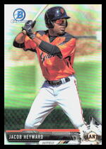 2017 Bowman Chrome Draft Refractor #BDC-22 Jacob Heyward