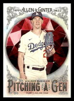 2022 Topps Allen & Ginter Pitching a Gem #PAG-11 Walker Buehler