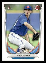 2014 Bowman Draft #DP89 Nick Wells
