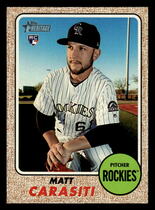 2017 Topps Heritage High Number #609 Matt Carasiti
