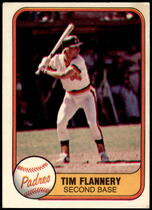 1981 Fleer Base Set #493 Tim Flannery