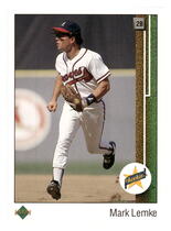 1989 Upper Deck Base Set #19 Mark Lemke