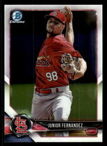 2018 Bowman Chrome Prospects #BCP96 Junior Fernandez