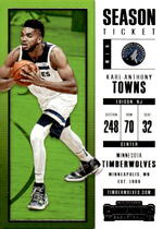 2017 Panini Contenders #89 Karl-Anthony Towns