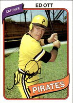 1980 Topps Base Set #383 Ed Ott