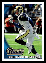 2010 Topps Base Set #436 Oshiomogho Atogwe