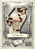 2021 Topps Allen & Ginter Historic Hits #HH-34 Ichiro