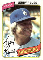 1980 Topps Base Set #318 Jerry Reuss