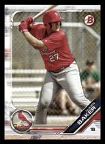 2019 Bowman Draft #BD-173 Luken Baker