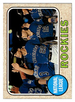 2017 Topps Heritage #129 Colorado Rockies