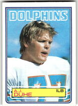 1983 Topps Base Set #312 A.J. Duhe
