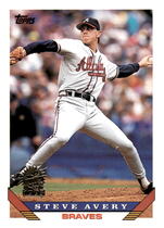 1993 Topps Base Set #615 Steve Avery