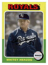 Whitey Herzog Trading Card Values | Sportlots Price Guide