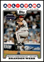 2008 Topps Update #UH244 Brandon Webb