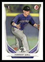 2014 Bowman Draft #DP33 Forrest Wall