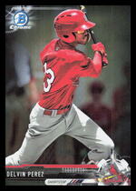 2017 Bowman Chrome Prospects #BCP194 Delvin Perez