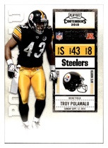 2010 Playoff Contenders #79 Troy Polamalu