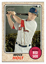 2017 Topps Heritage #140 Brock Holt