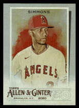 2020 Topps Allen & Ginter Silver Portrait #110 Albert Pujols