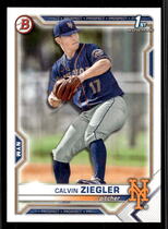 2021 Bowman Draft #BD-123 Calvin Ziegler