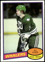 1980 O-Pee-Chee OPC Base Set #233 Al Sims