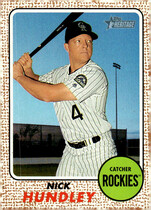2017 Topps Heritage #73 Nick Hundley