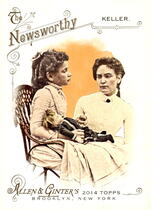 2014 Topps Allen & Ginter #243 Hellen Keller