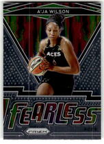 2021 Panini WNBA Prizm Fearless #4 Aja Wilson