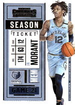 2020 Panini Contenders #75 Ja Morant