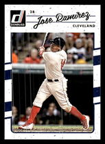 2017 Donruss Base Set #85 Jose Ramirez