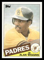 1985 Topps Base Set #378 Alan Wiggins