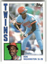 1984 Topps Base Set #623 Ron Washington