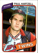 1980 Topps Base Set #721 Paul Hartzell